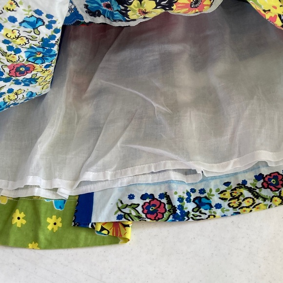 Boho Retro Floral A-Line Skirt - Picture 4 of 7